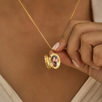 Best Mom Ever - Customized Oval Locket Necklace - CCGC