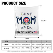 Best Mom Ever - Customized Sherpa blanket - CCGC