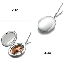 Best Mom Ever - Customized Oval Locket Necklace - CCGC