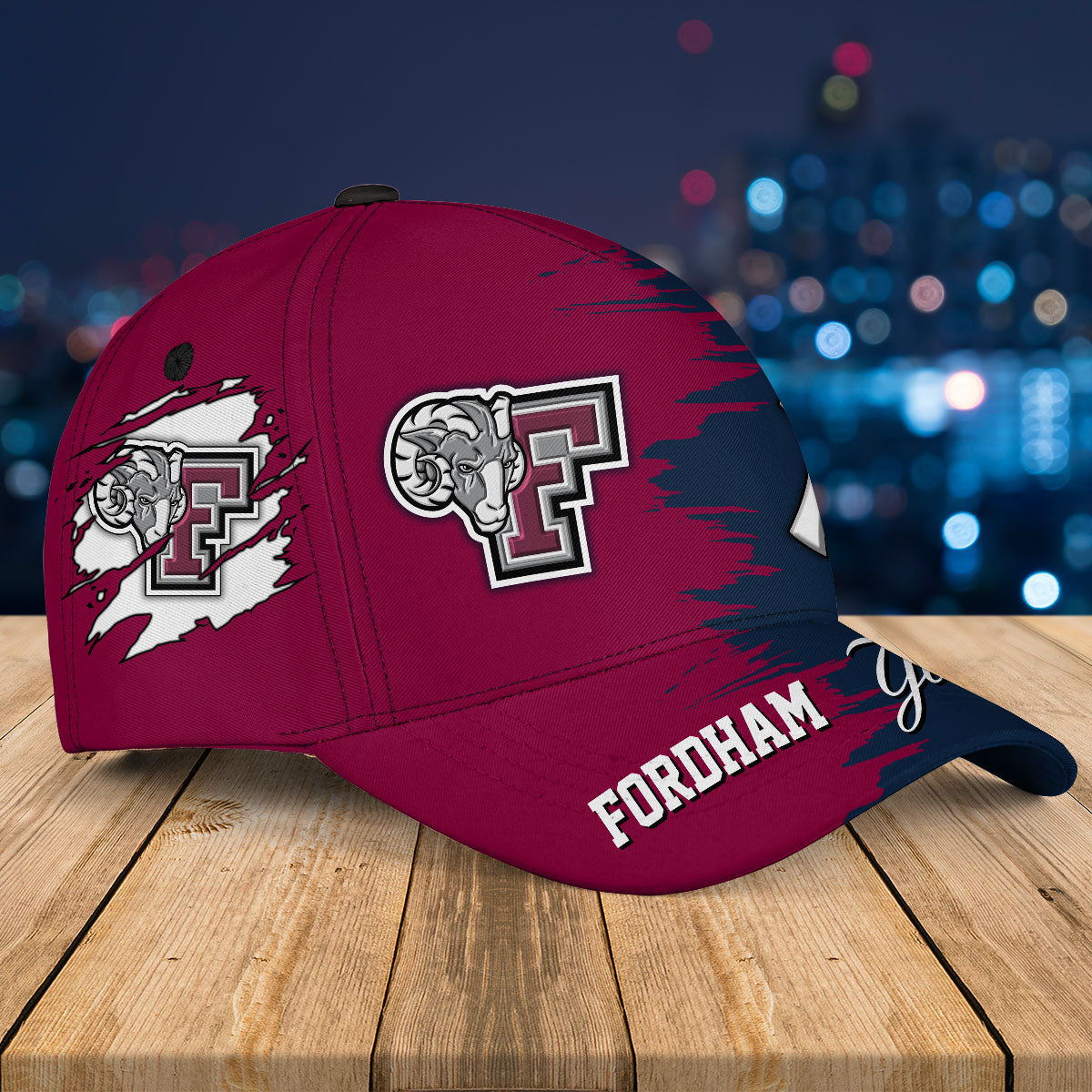 Two Team Classic Cap - Customized Classic Cap - FU NYYK