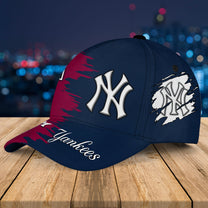 Two Team Classic Cap - Customized Classic Cap - FU NYYK