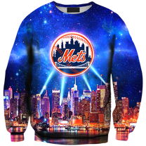 New York Skyline Fleece Hoodie - NYM
