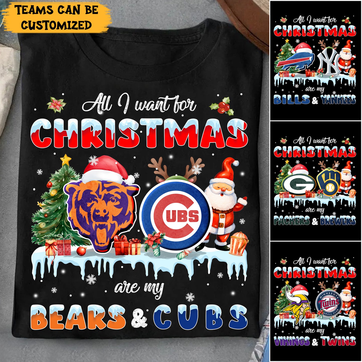 All I Want for Christmas Shirt - Customized Shirt