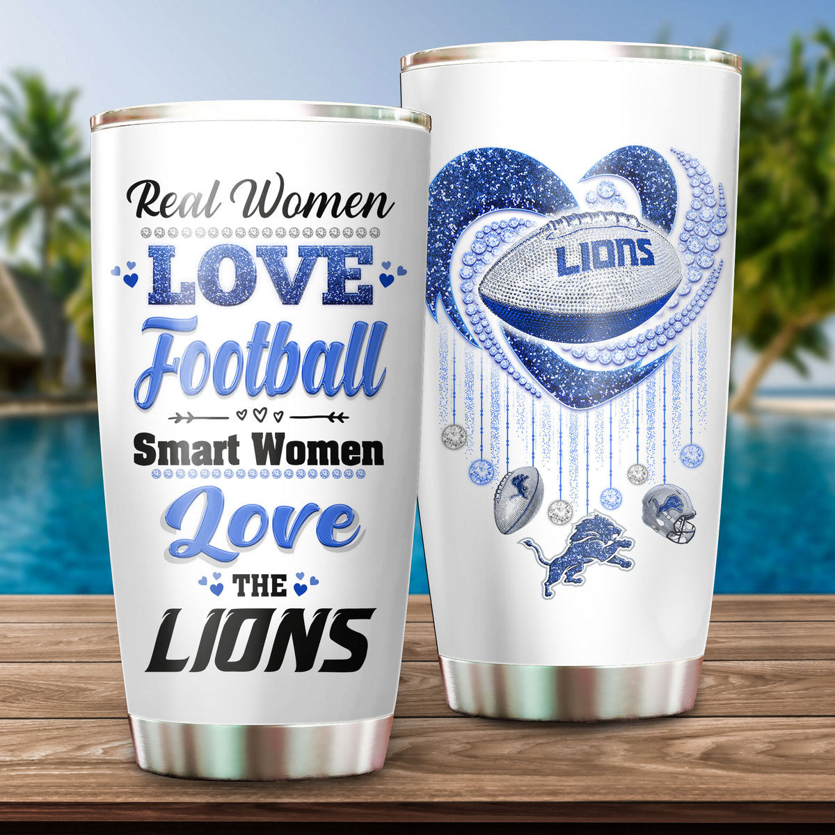 Smart Women Love The Lions Tumbler