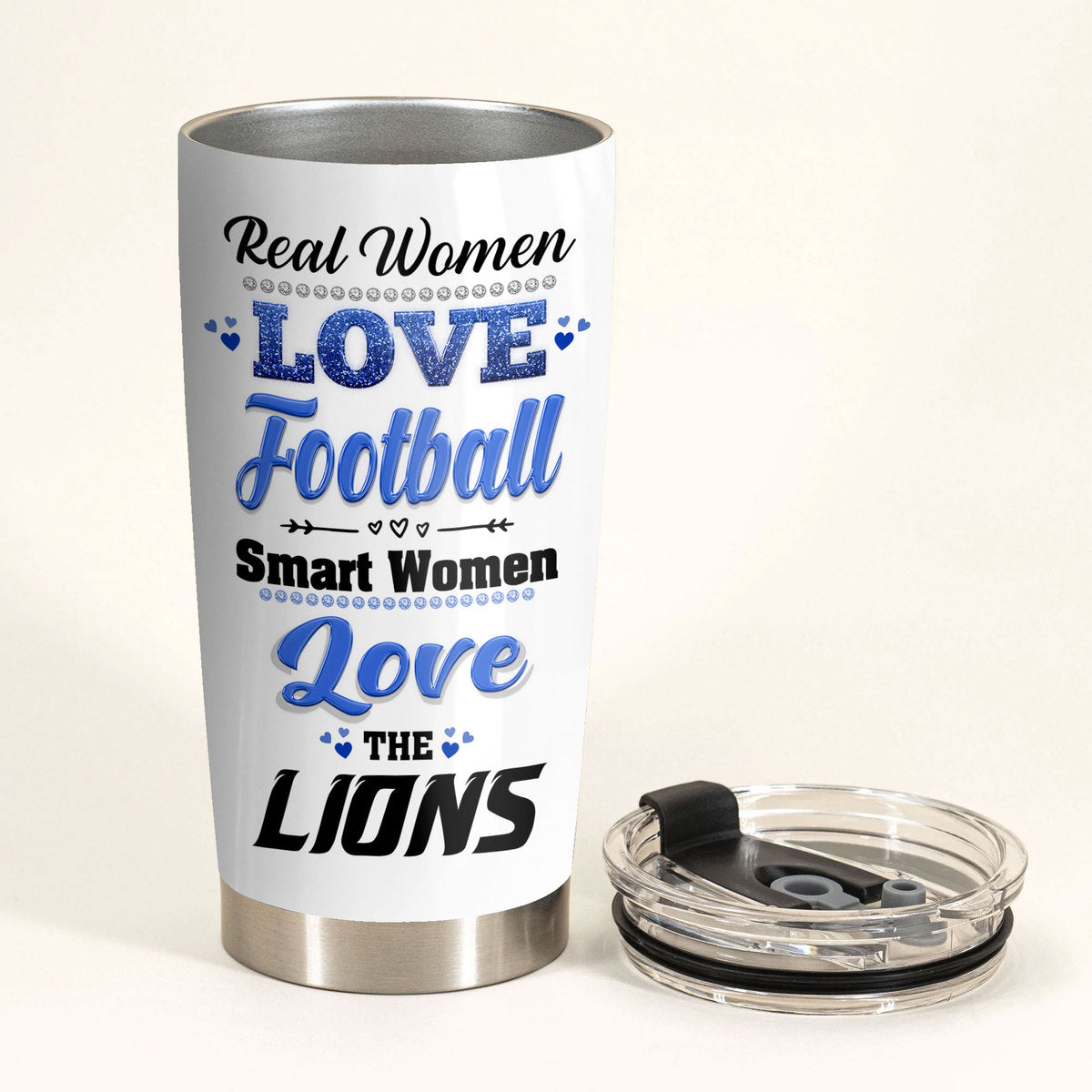 Smart Women Love The Lions Tumbler