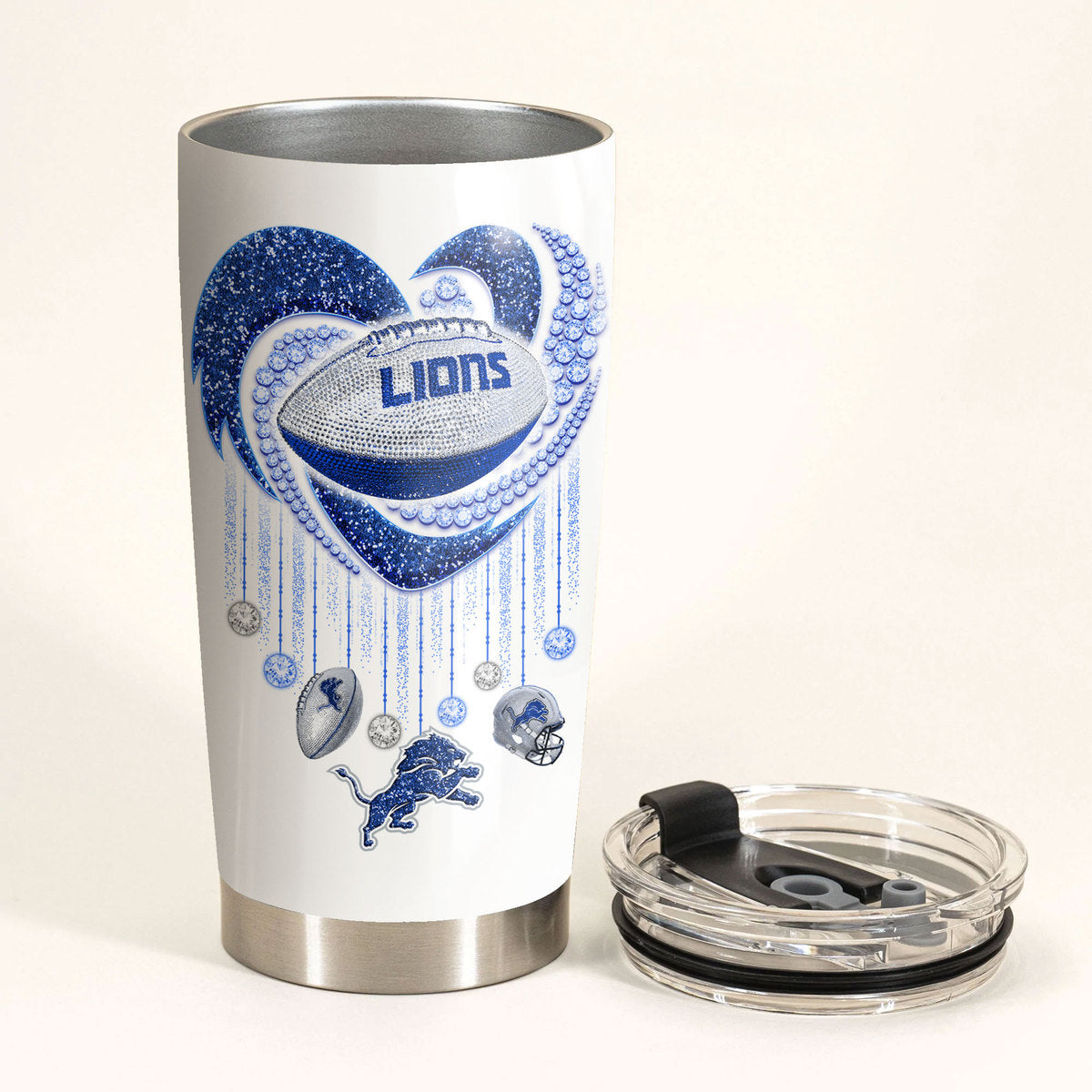 Smart Women Love The Lions Tumbler