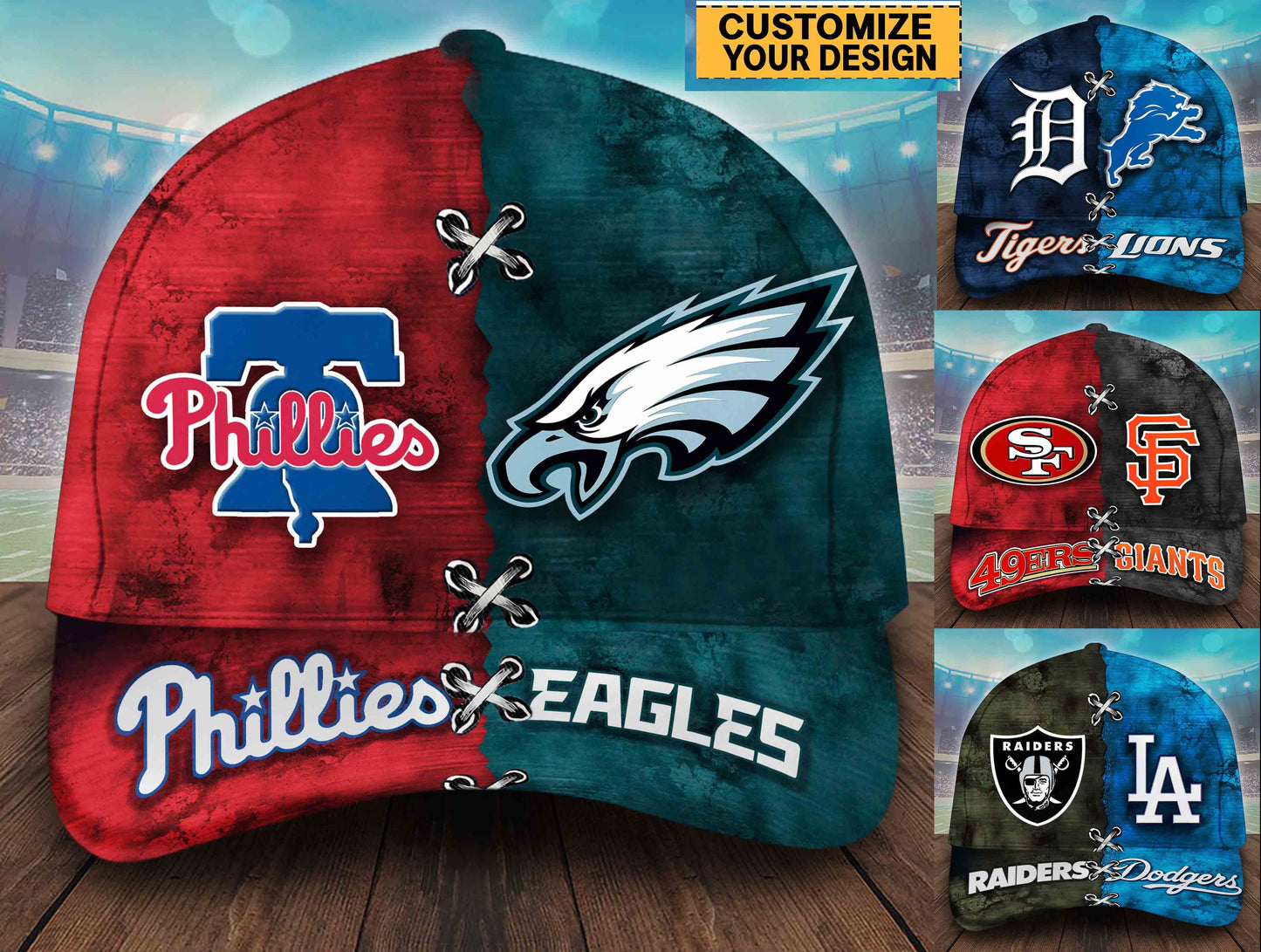 Team Classic Cap - Customized Classic Cap - Reel