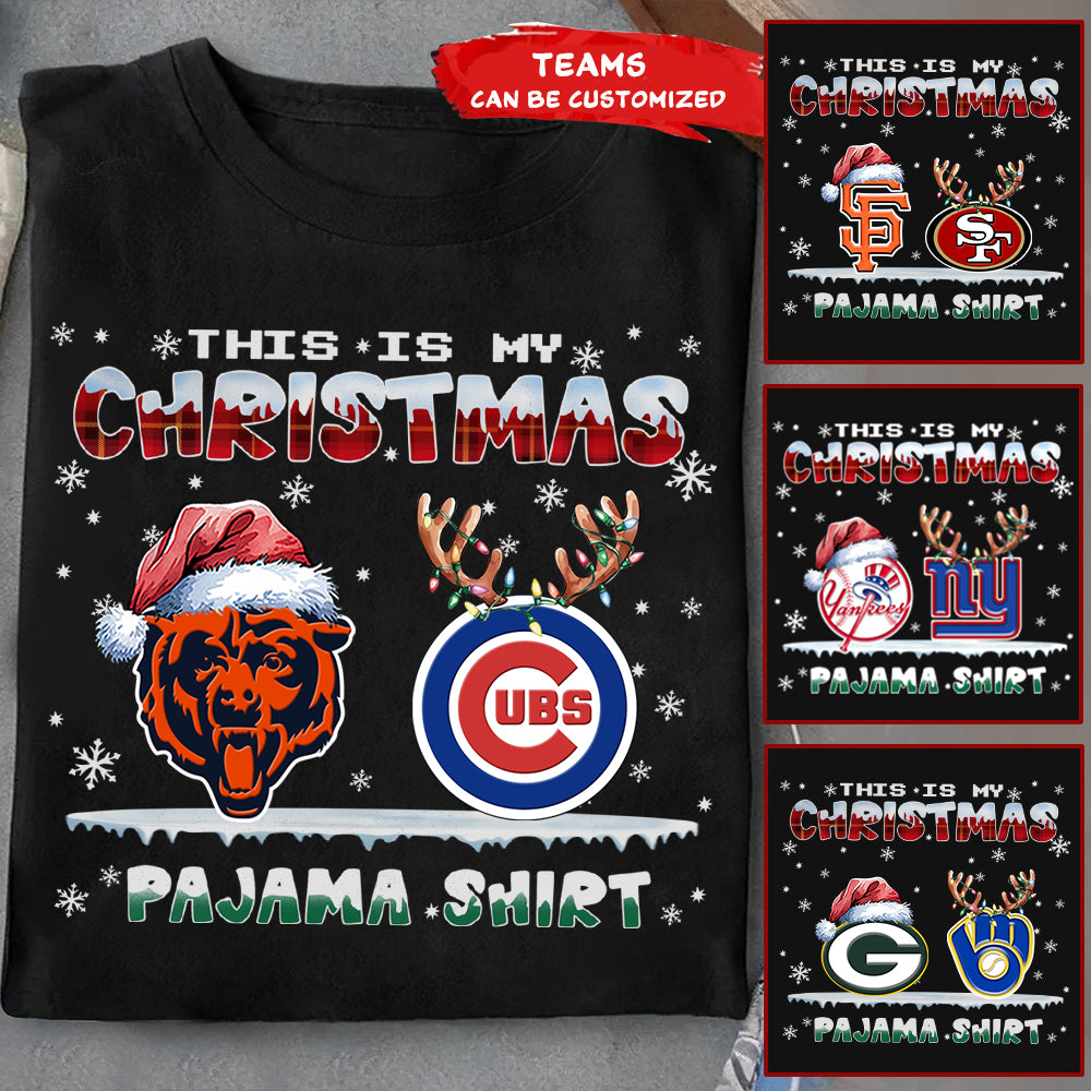 This Is My Christmas Pajama Shirt - Customized Shirt