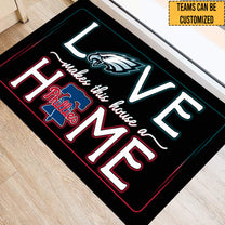 Love Makes This House A Home -  Customized Doormat - Anti Slip Indoor Doormat - PLDEG PL