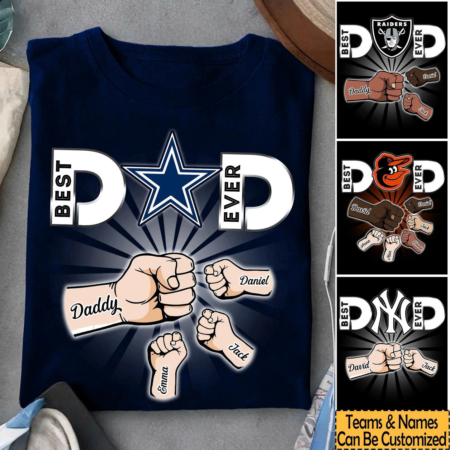 Best Dad Ever - Customized Shirt (25.5)