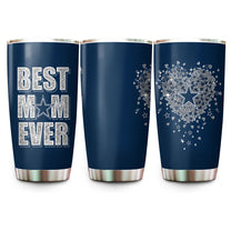Just A Mom Who Loves Her Dallas Football Tumbler - Best Gift For Mother's Day (DLCB)