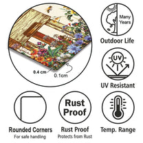 Personalized Bee Garden What A Wonderful World Classic Metal Sign