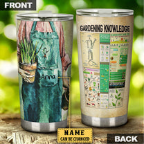 Personalized Gardening Knowledge Tumbler