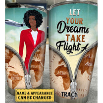 Personalized Let Your Dream Take Flight Tumbler
