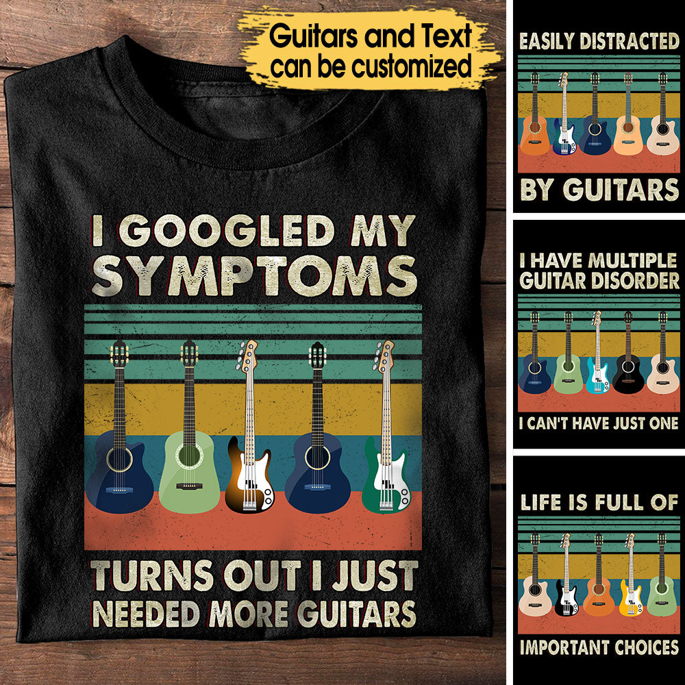 Easily Distracted By Guitars - Personalized Shirt
