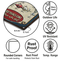 Personalized Bait And Tackle Fishing Good Things Come To Those Who Bait Metal Sign