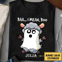 Personalized Baa... I Mean, Boo Halloween Shirt