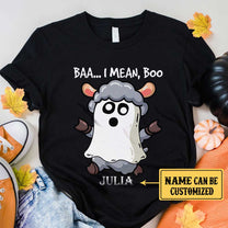 Personalized Baa... I Mean, Boo Halloween Shirt
